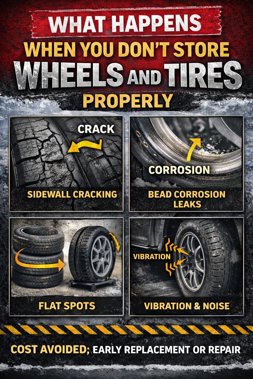 What Happens When You Don’t Store Wheels and Tires Properly