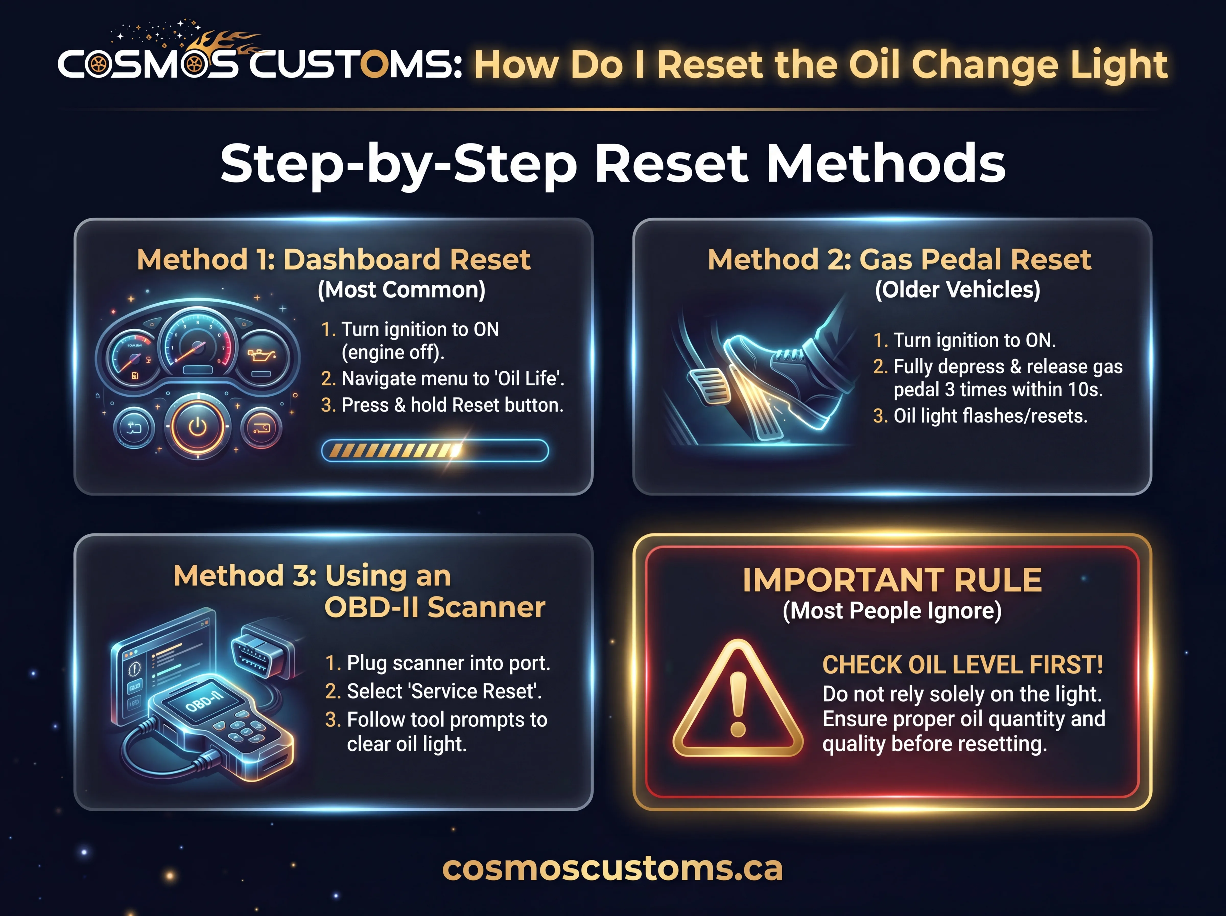 Step-by-Step: How Do I Reset the Oil Change Light Step-by-Step: How Do I Reset the Oil Change Light