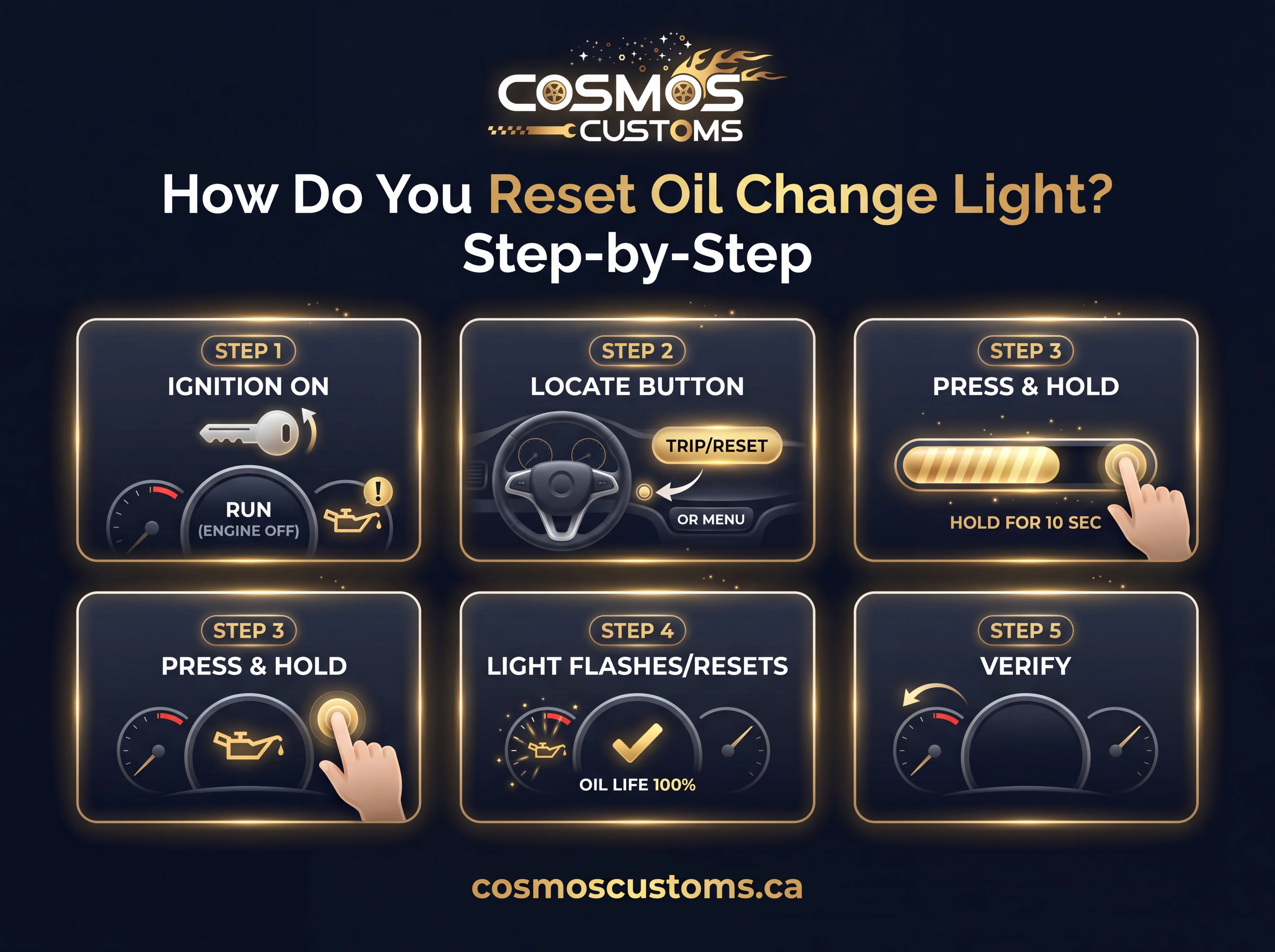 How Do You Reset Oil Change Light? Step-by-Step