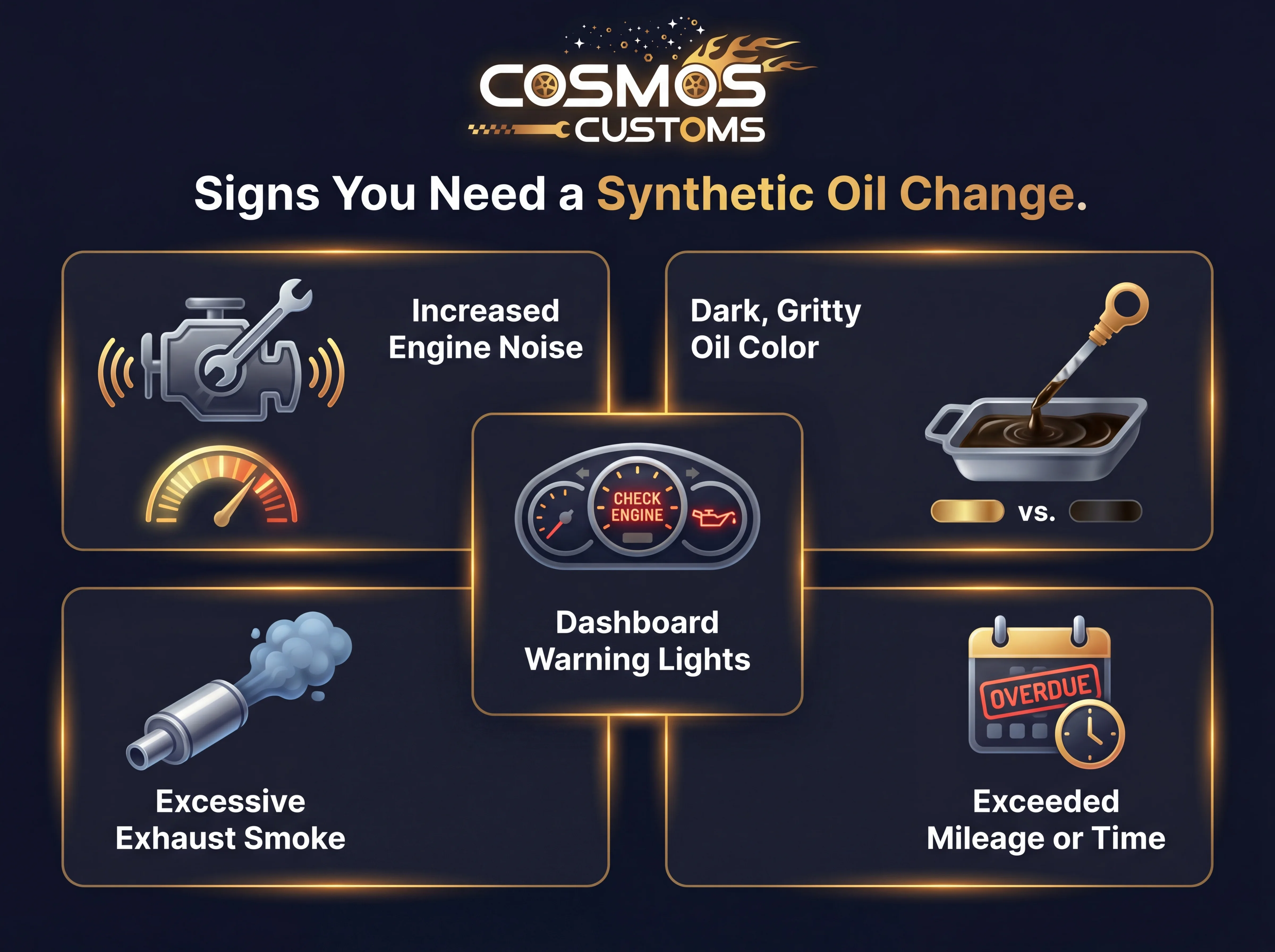 Signs You Need a Synthetic Oil Change