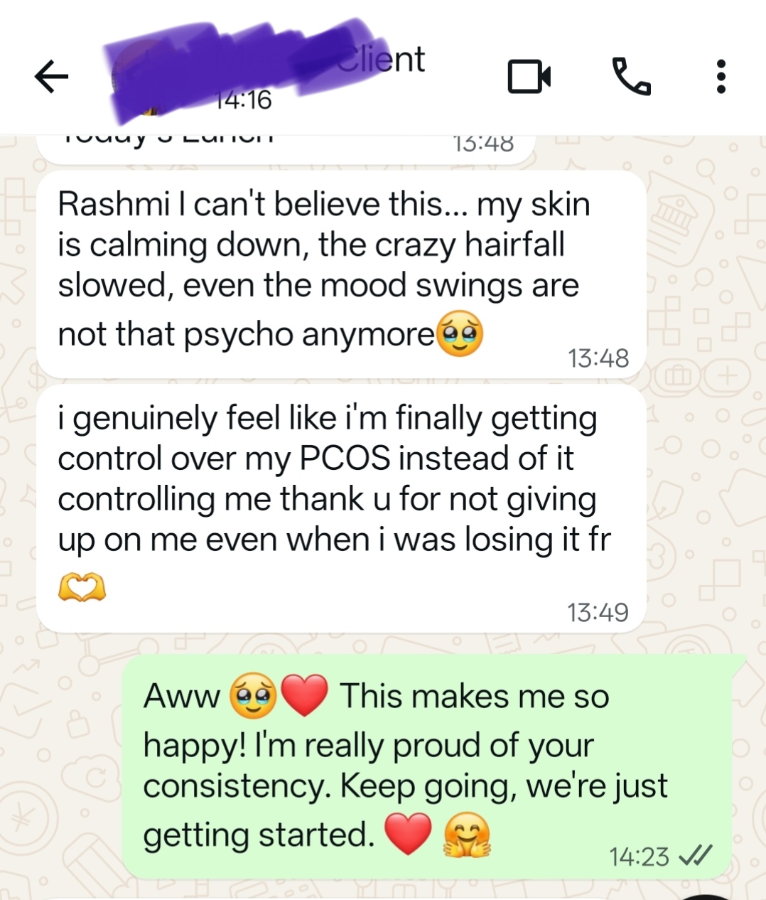 Client testimonial 3