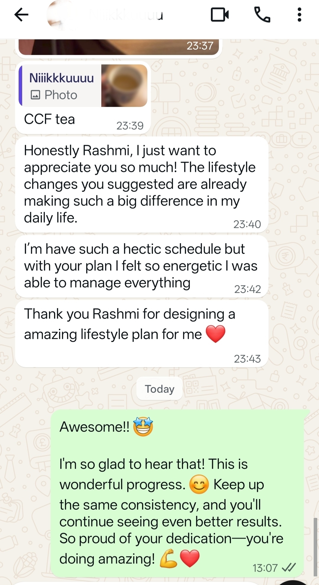 Client testimonial 1