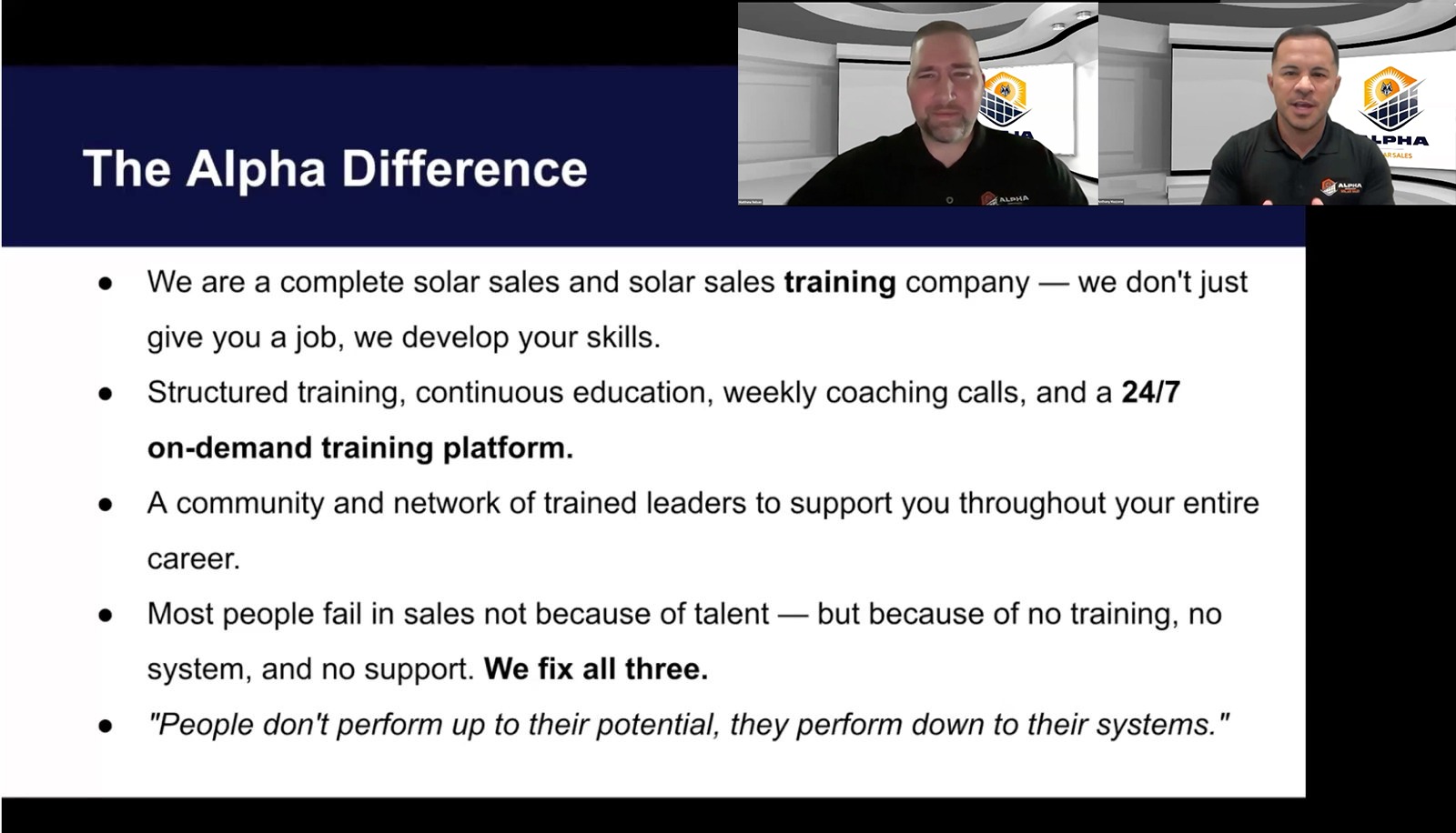 Free Solar Training Webinar
