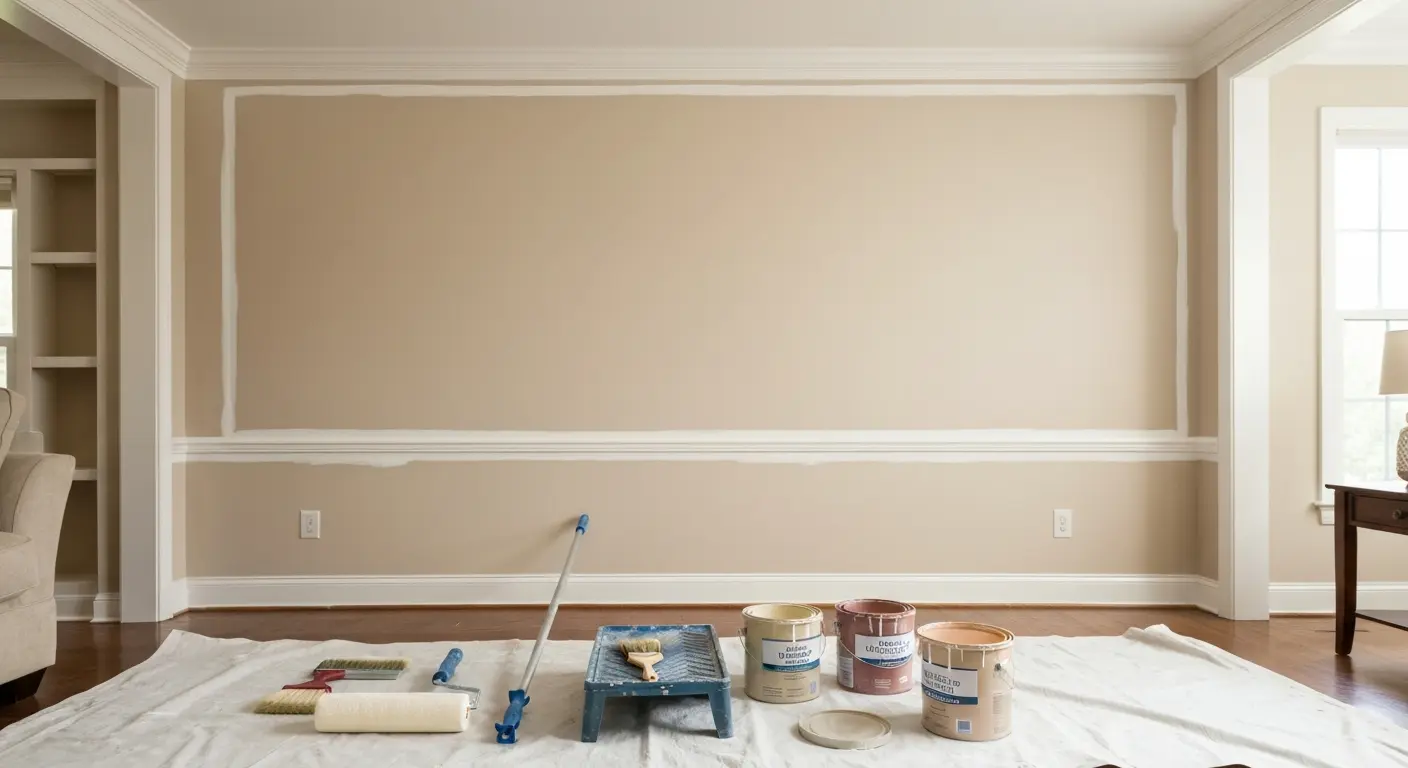 Interior wall painting