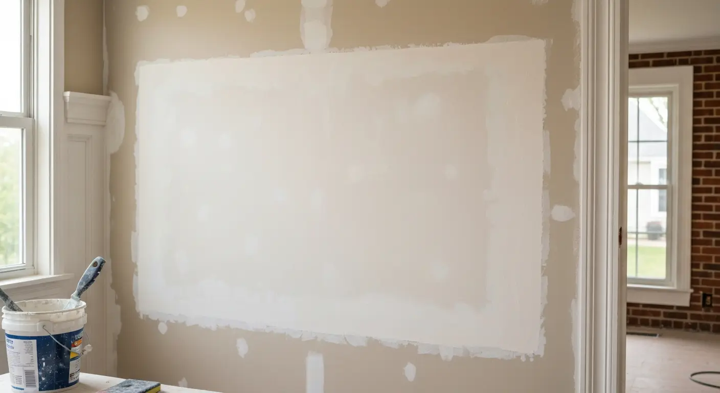 Large drywall patch installation