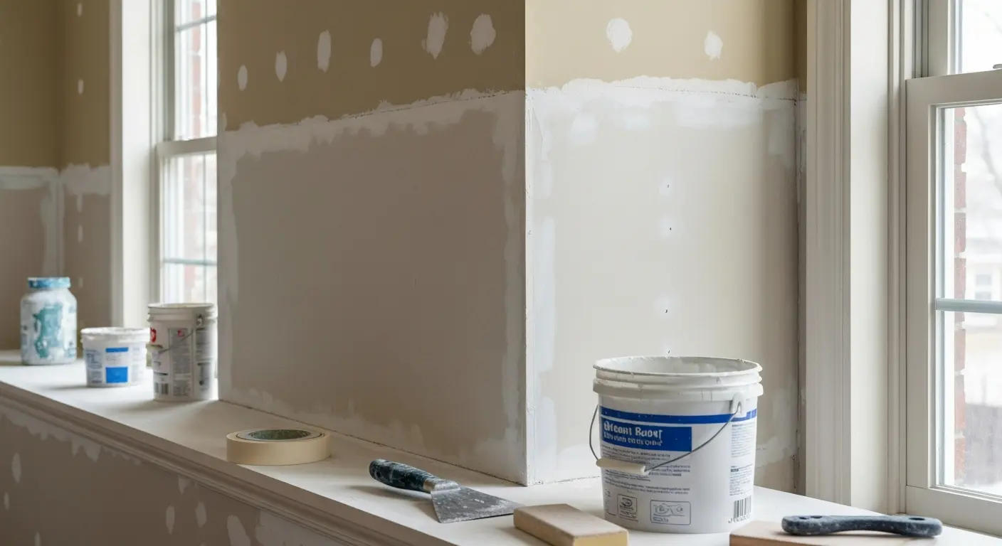 Drywall repair and finishing