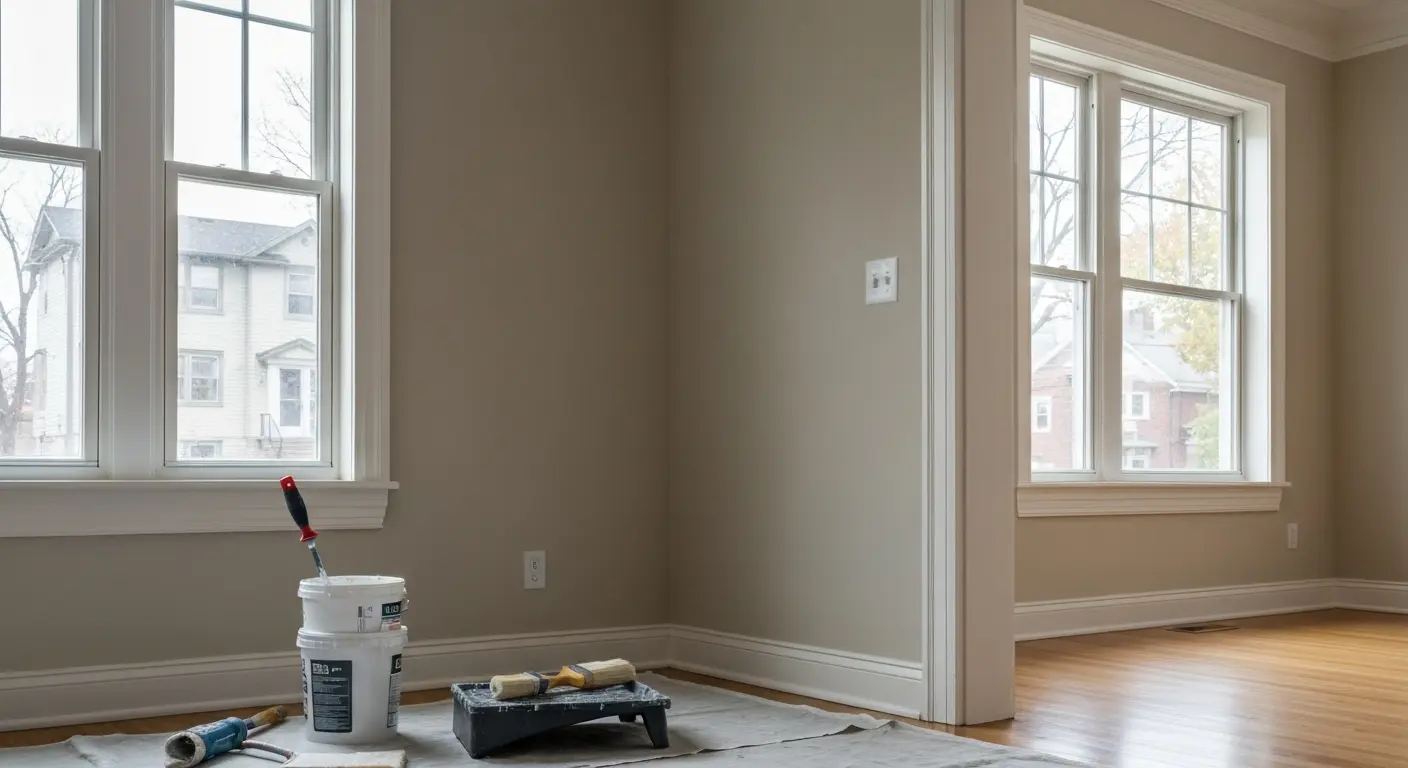 Interior painting in Madison home
