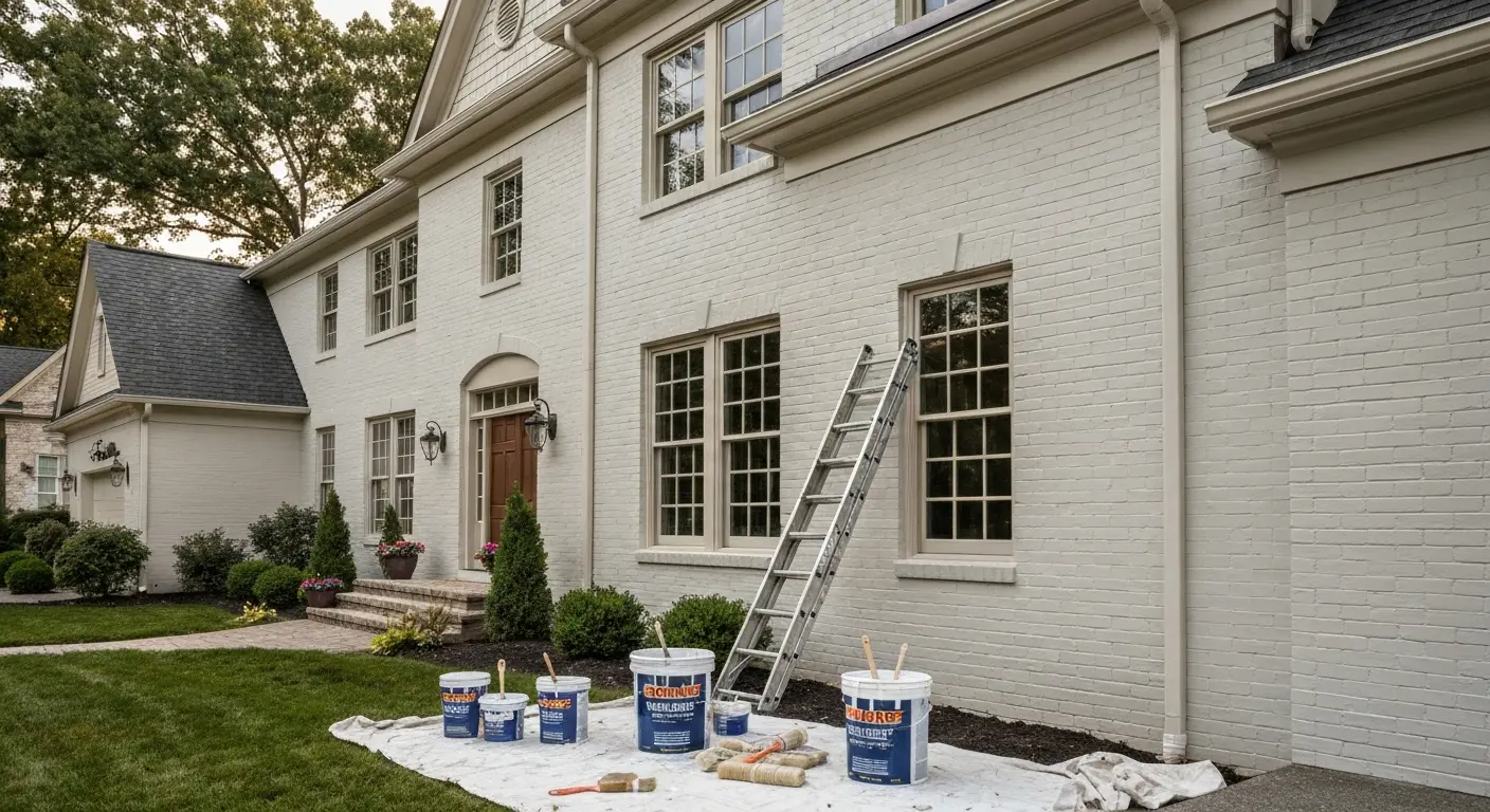 Exterior house painting in Long Hill