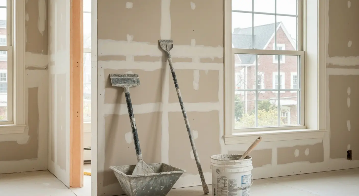 Drywall repair work