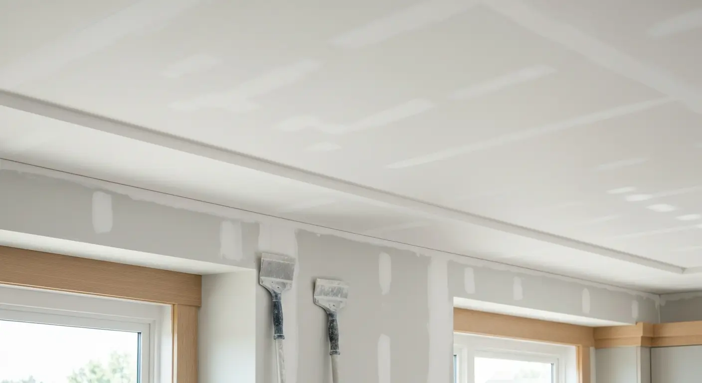 Drywall repair and ceiling work