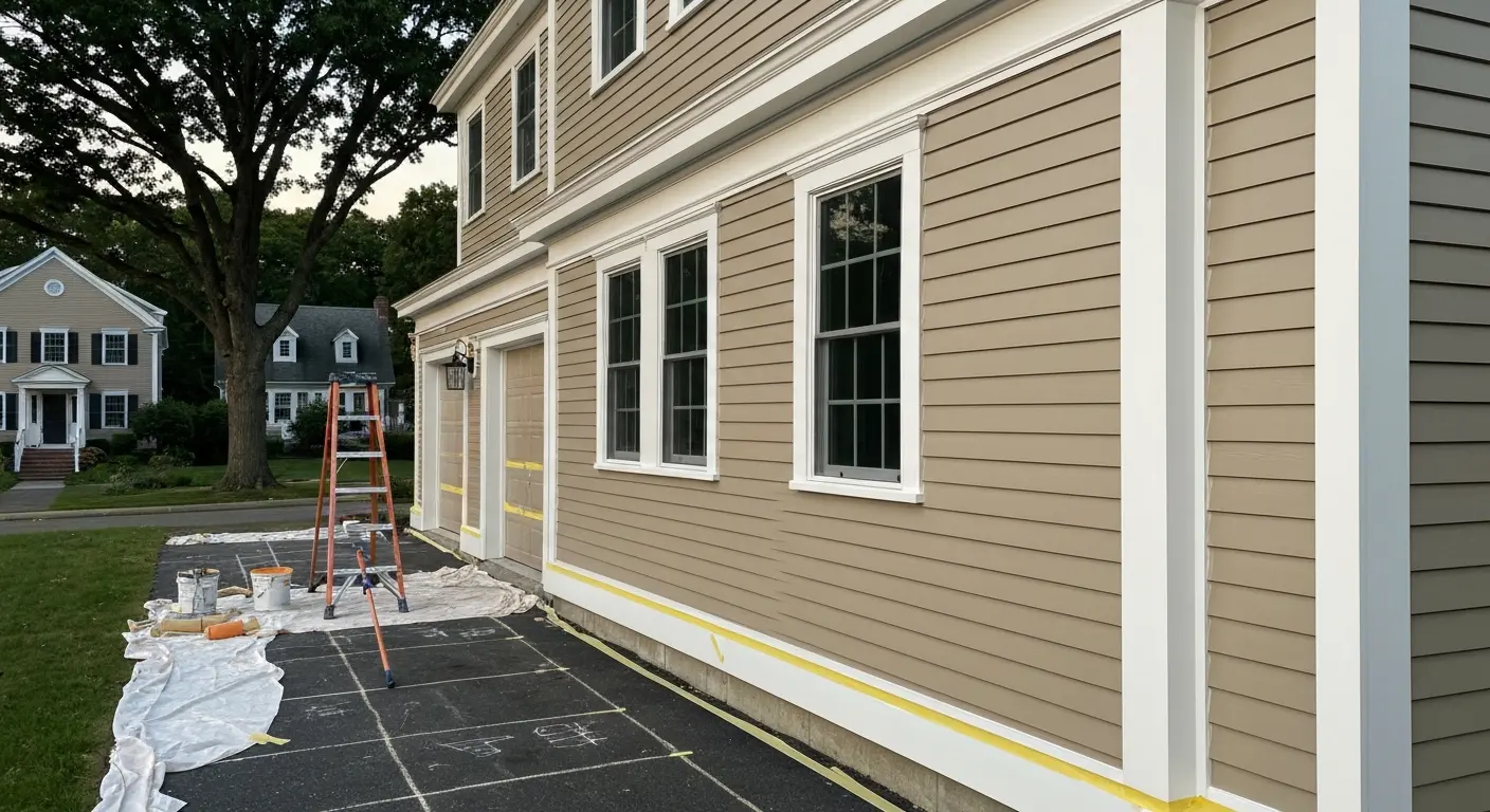 Exterior painting project
