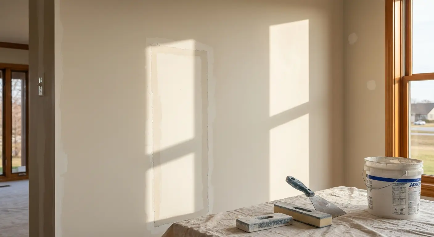 Drywall repair and paint