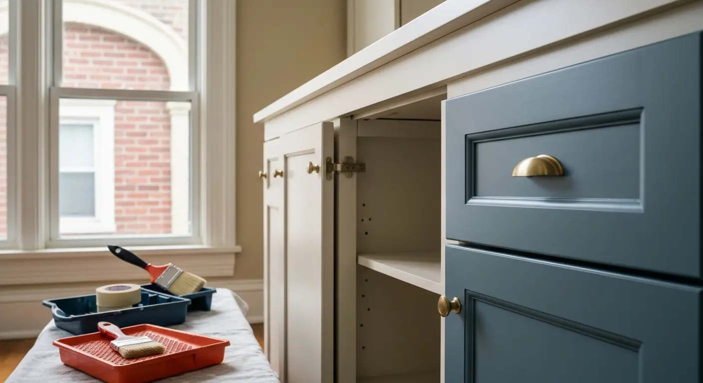 Cabinet painting service