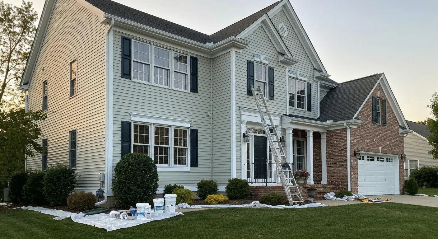 Exterior house painting