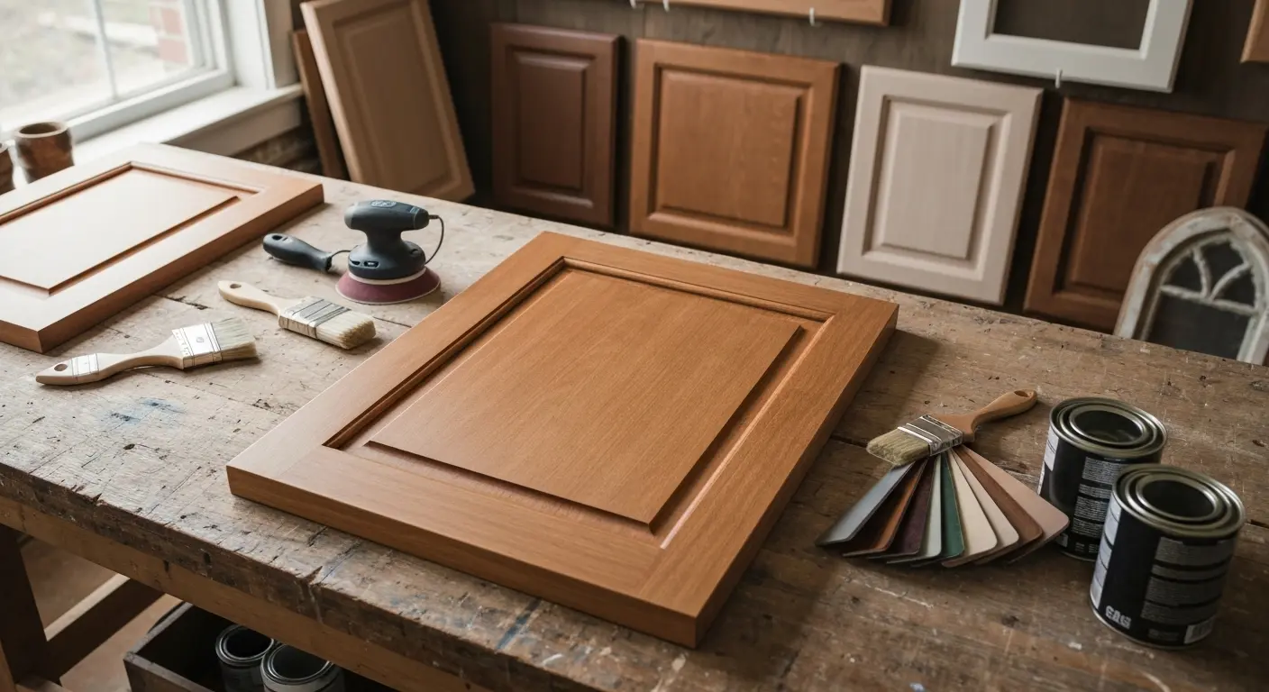 Cabinet painting and refinishing