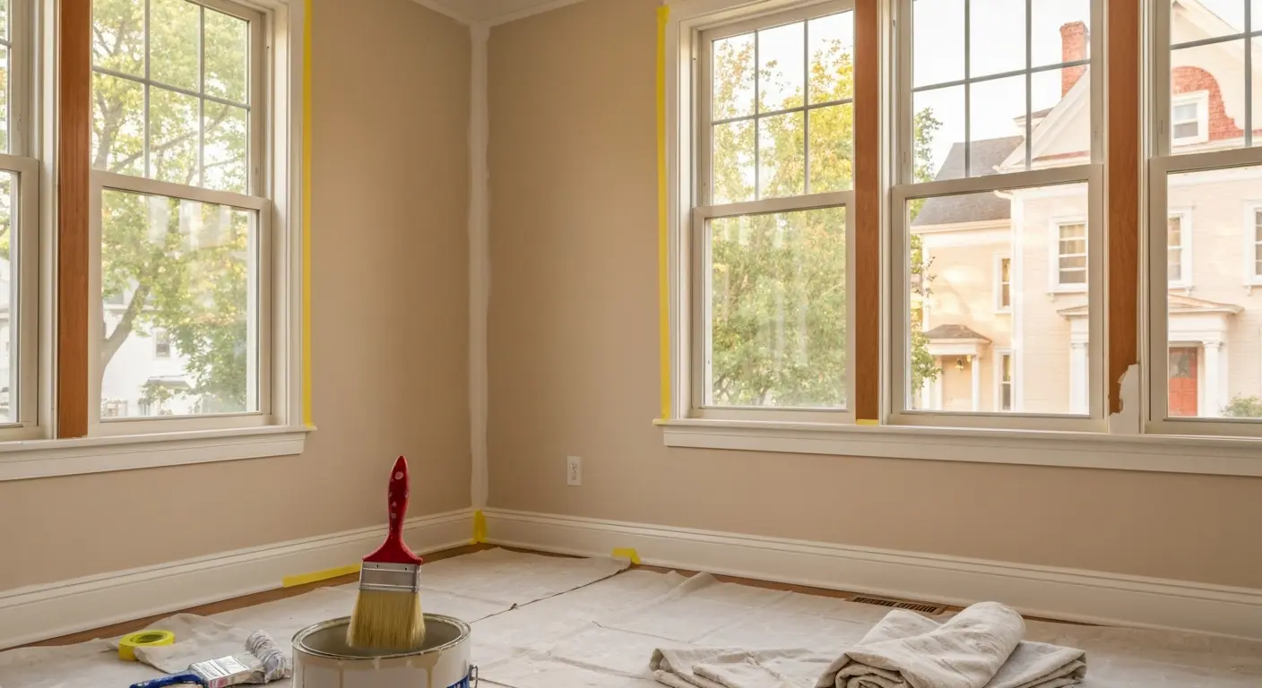 Interior painting room