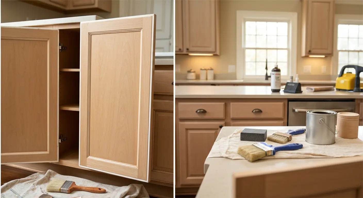 Cabinet refinishing