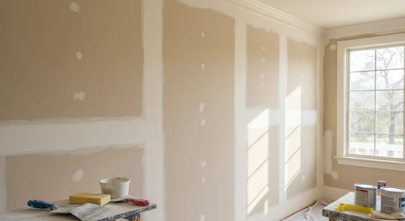 Drywall repair and finishing