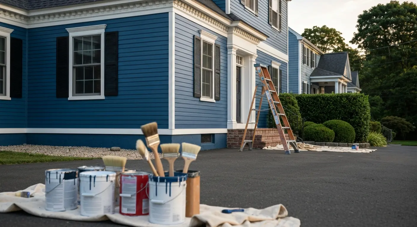 Exterior painting service