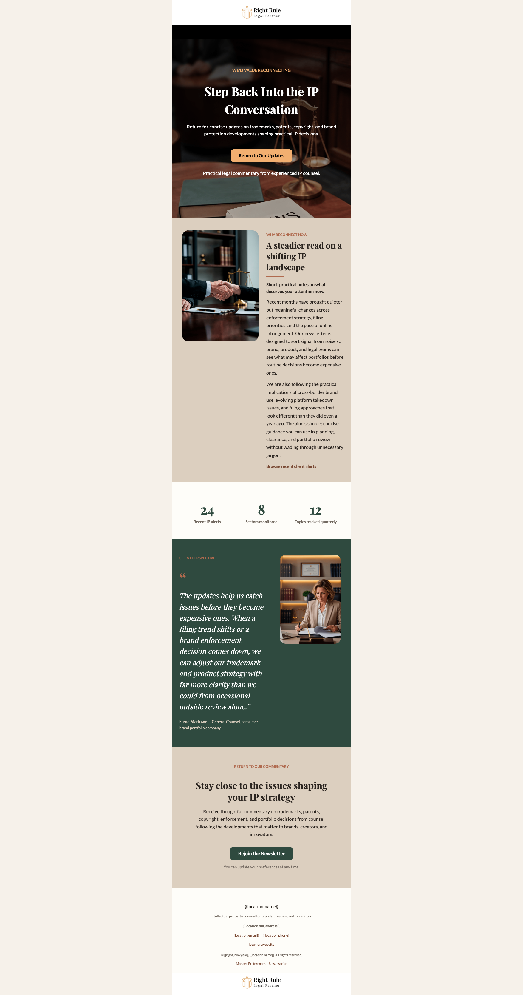 Intellectual Property Law Firm - Email