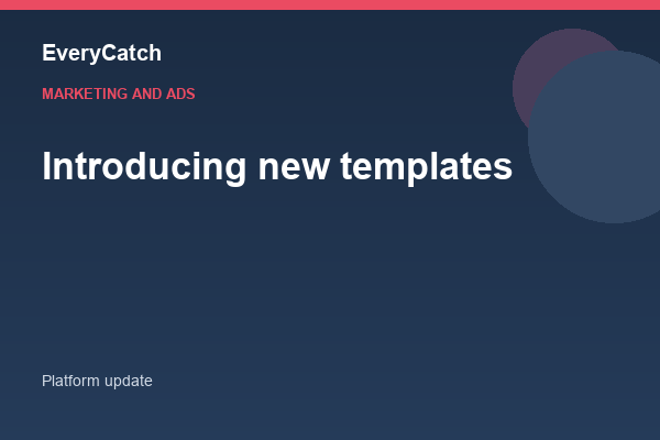 Introducing new templates