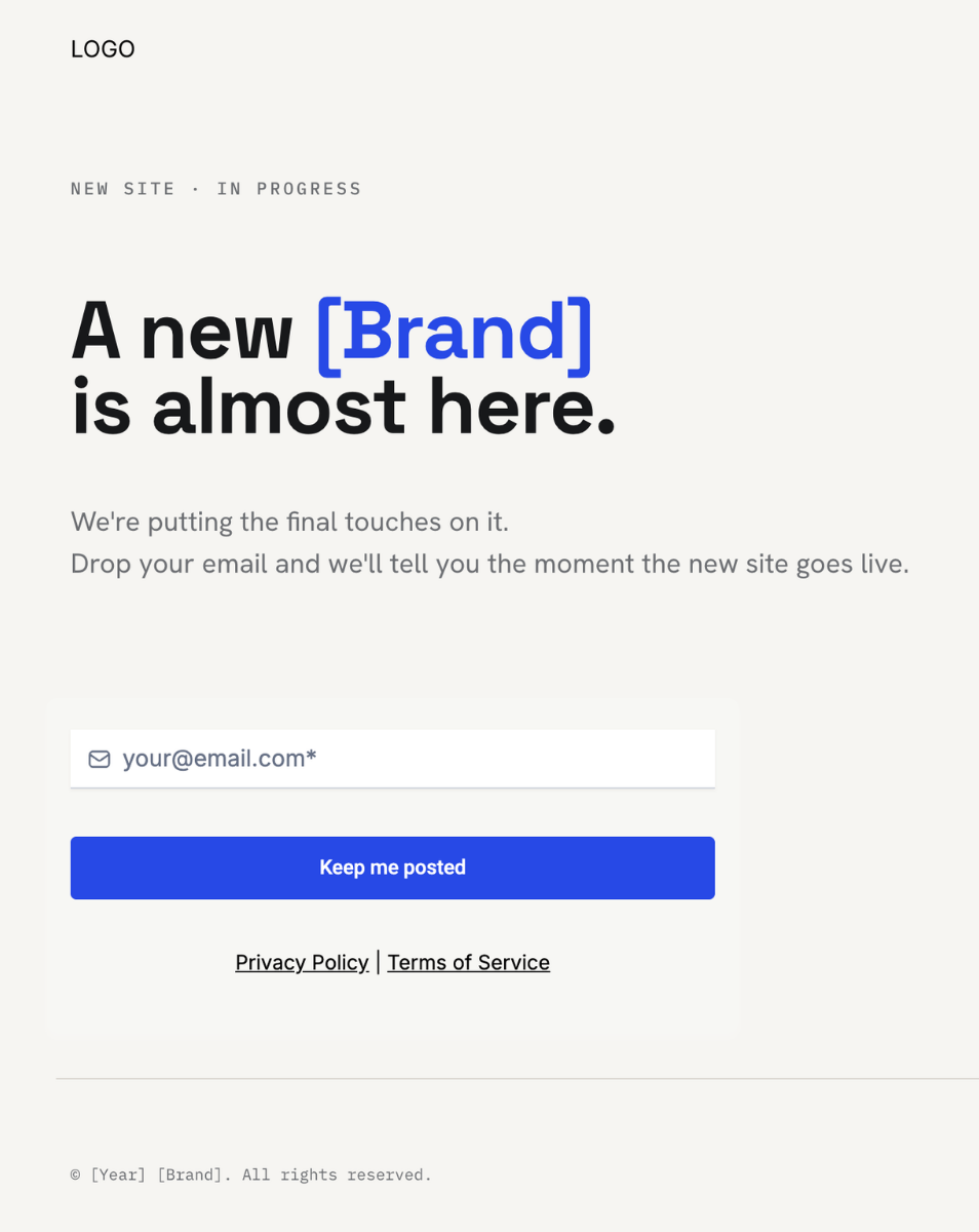 Coming Soon Confidence - Funnel