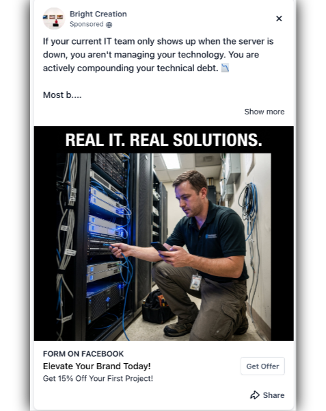 IT Advising - Facebook Ad