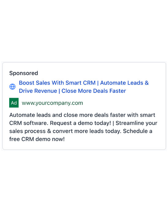 CRM Platform - Google Ad
