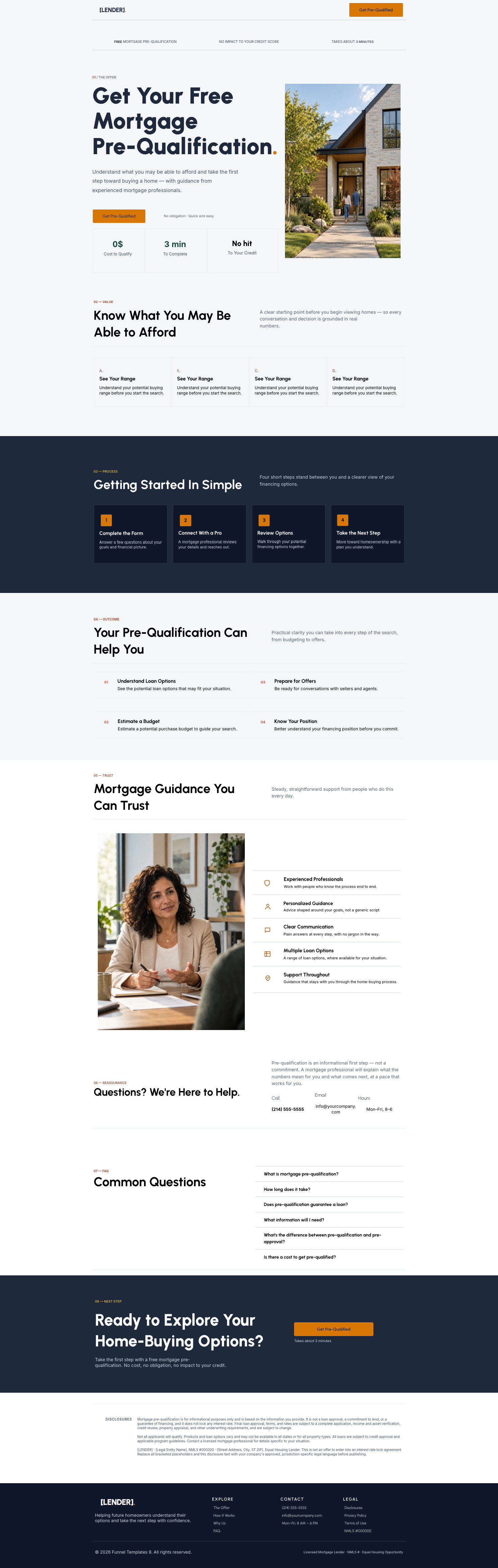 Mortgage Company - Funnel