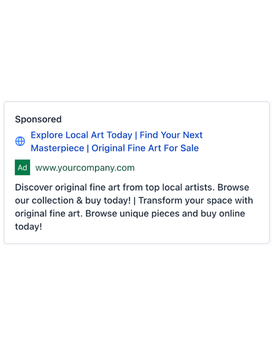 Creative Artists - Google Ad
