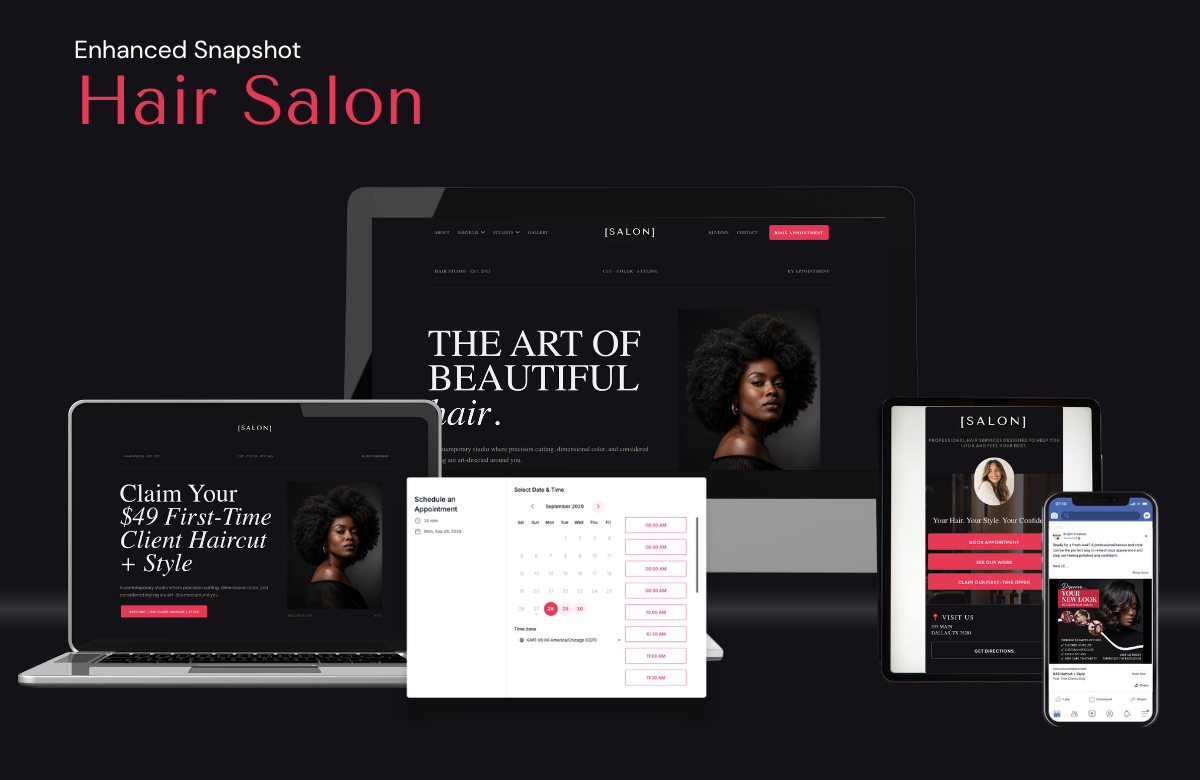 Hair Salon - Enhanced Snapshot