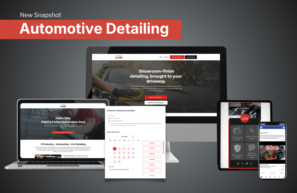 Automotive Detailing - Snapshot