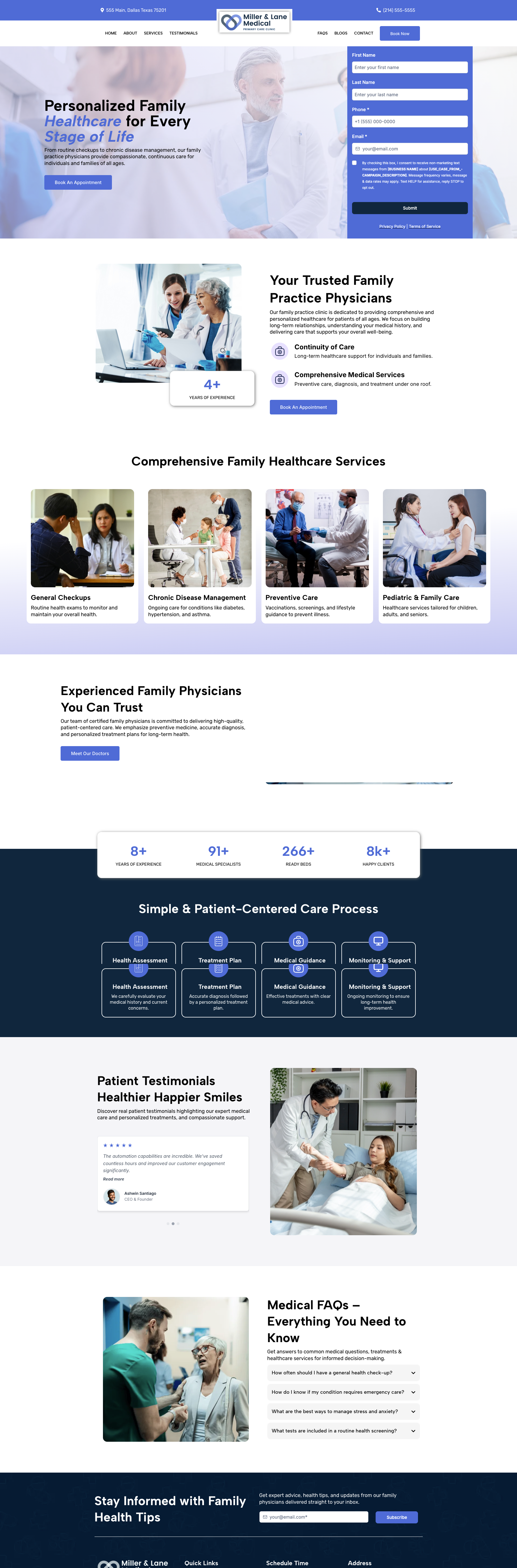 Family Practice Physician - Website