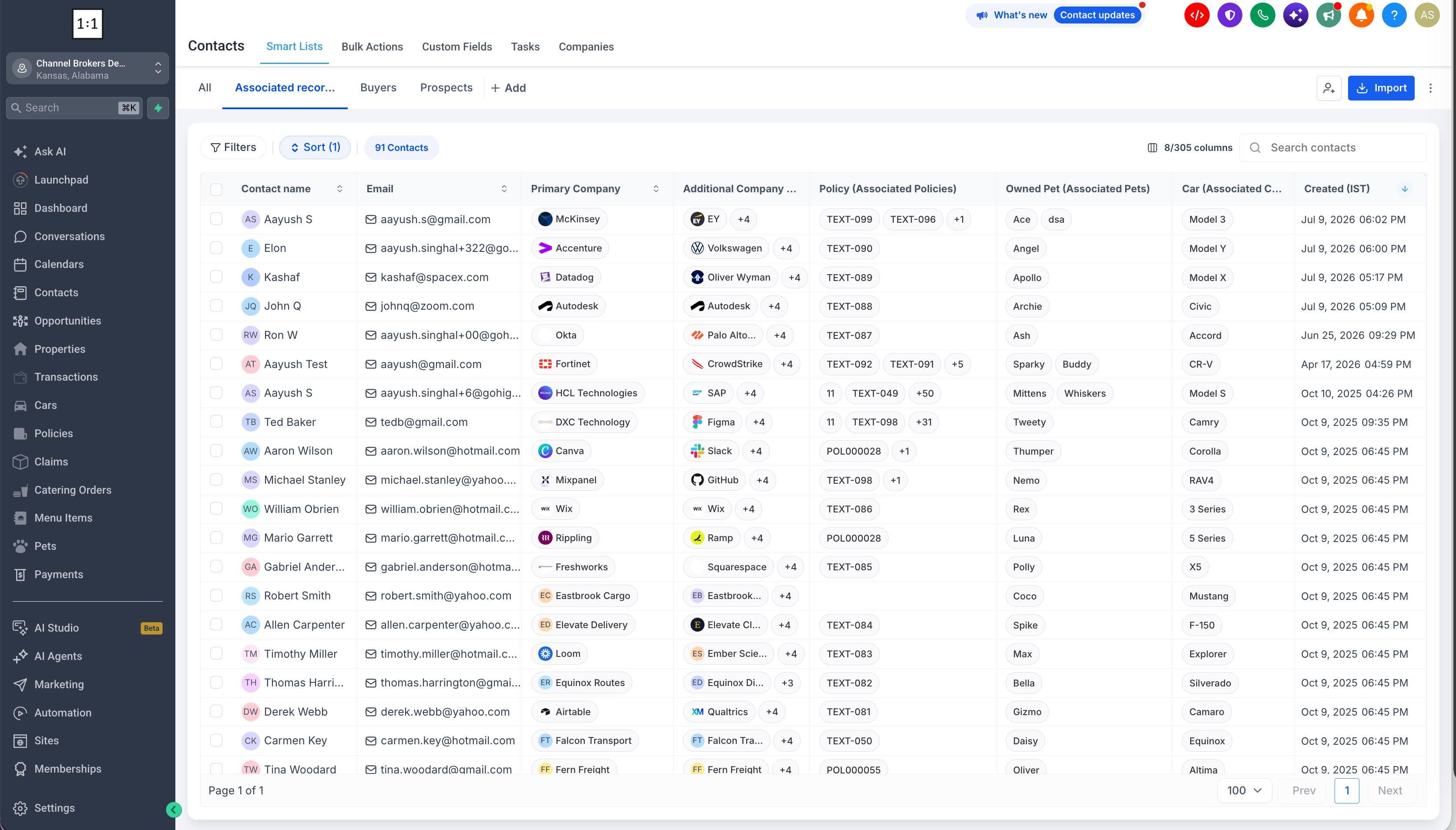 Smartlists