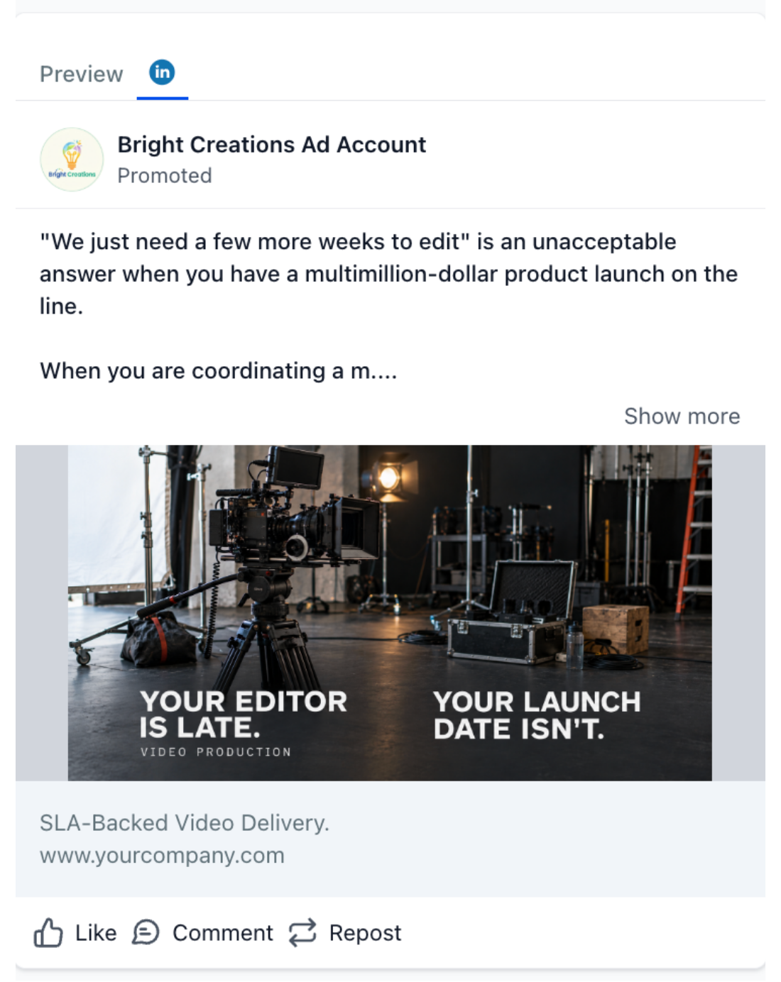 Digital Media Creator - LinkedIn Ad