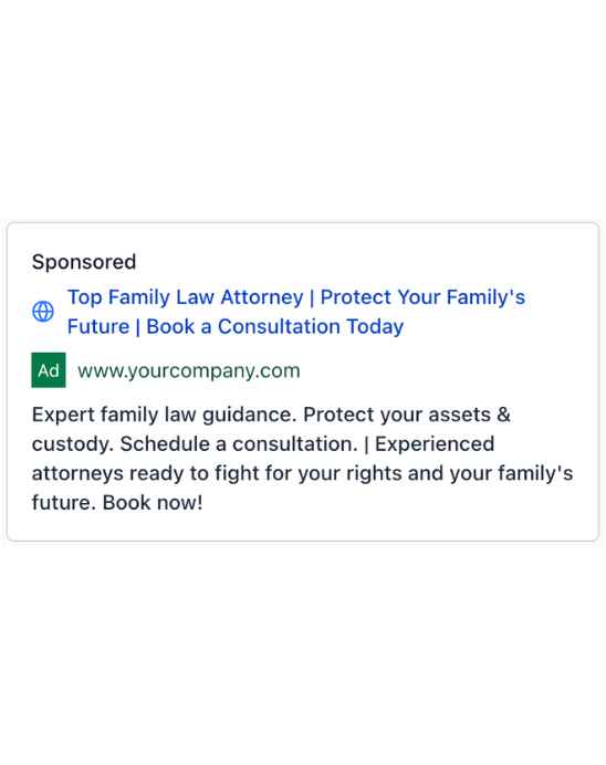 Family Law Attorney - Google Ad