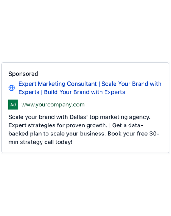 Marketing Consultancy - Google Ad