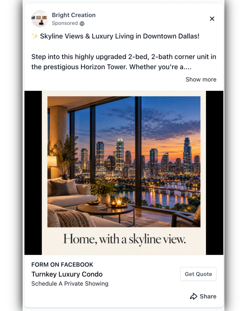 Licensed Real Estate Agent - Facebook Ad