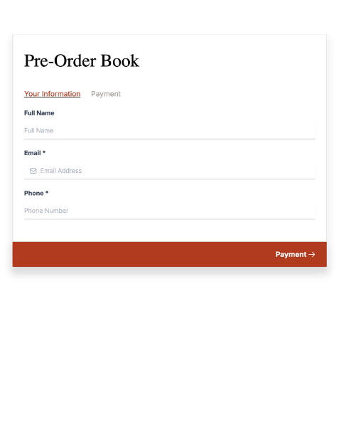 Book Pre-Order - Survey