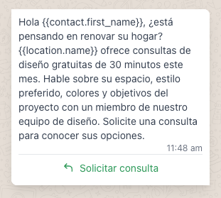 disenador_de_interiores - WhatsApp Message