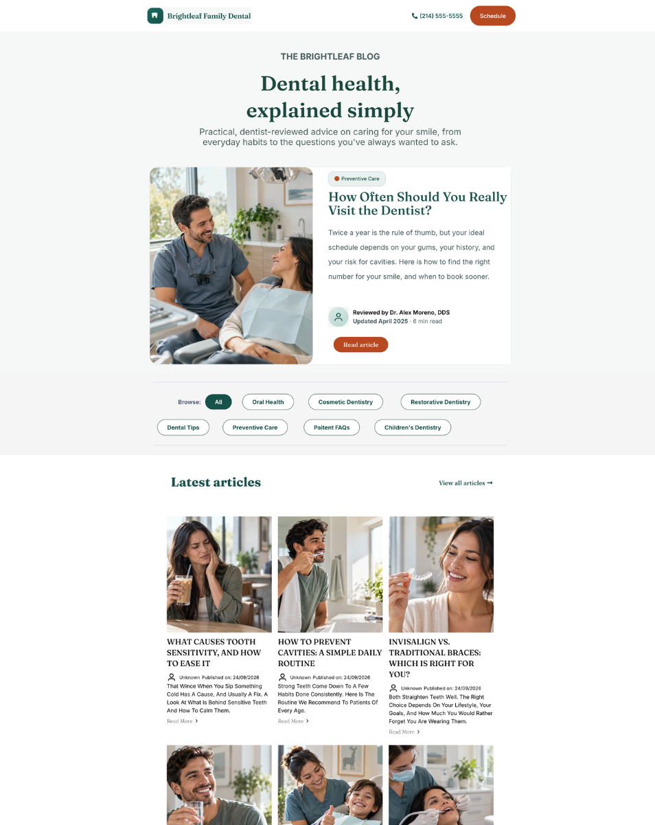 Dentist - Blog