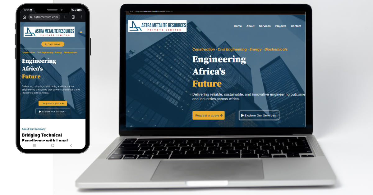 Astra Metalite Engineering website