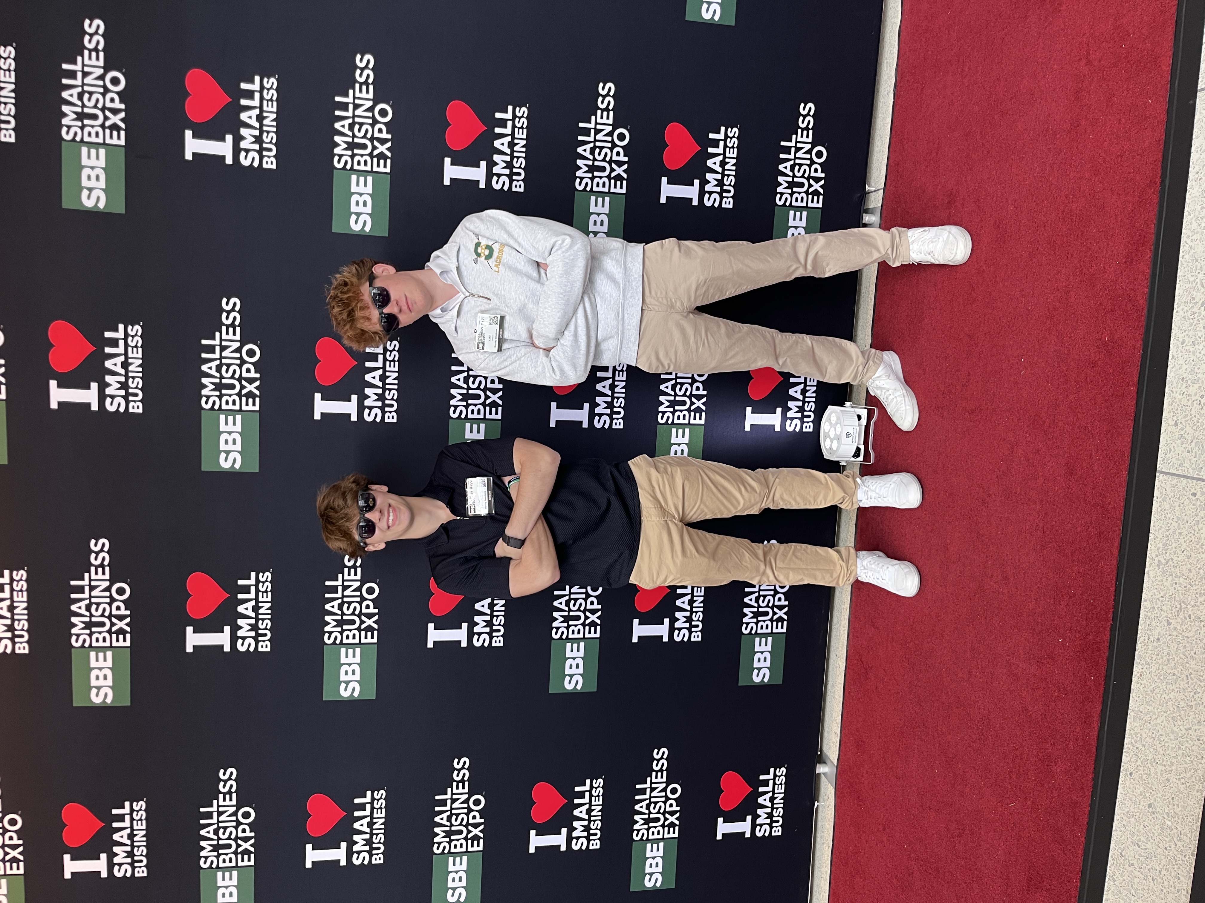 Luke and Colin at the Chicago Small Business Expo 2025