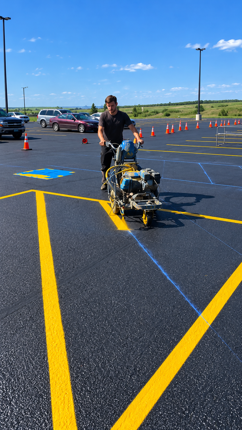 West Valley City Parking Lot Striping