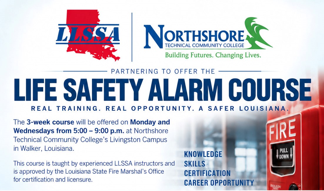 From Classroom to Career: LLSSA is Building Louisiana's Next Generation of Life Safety Technicians