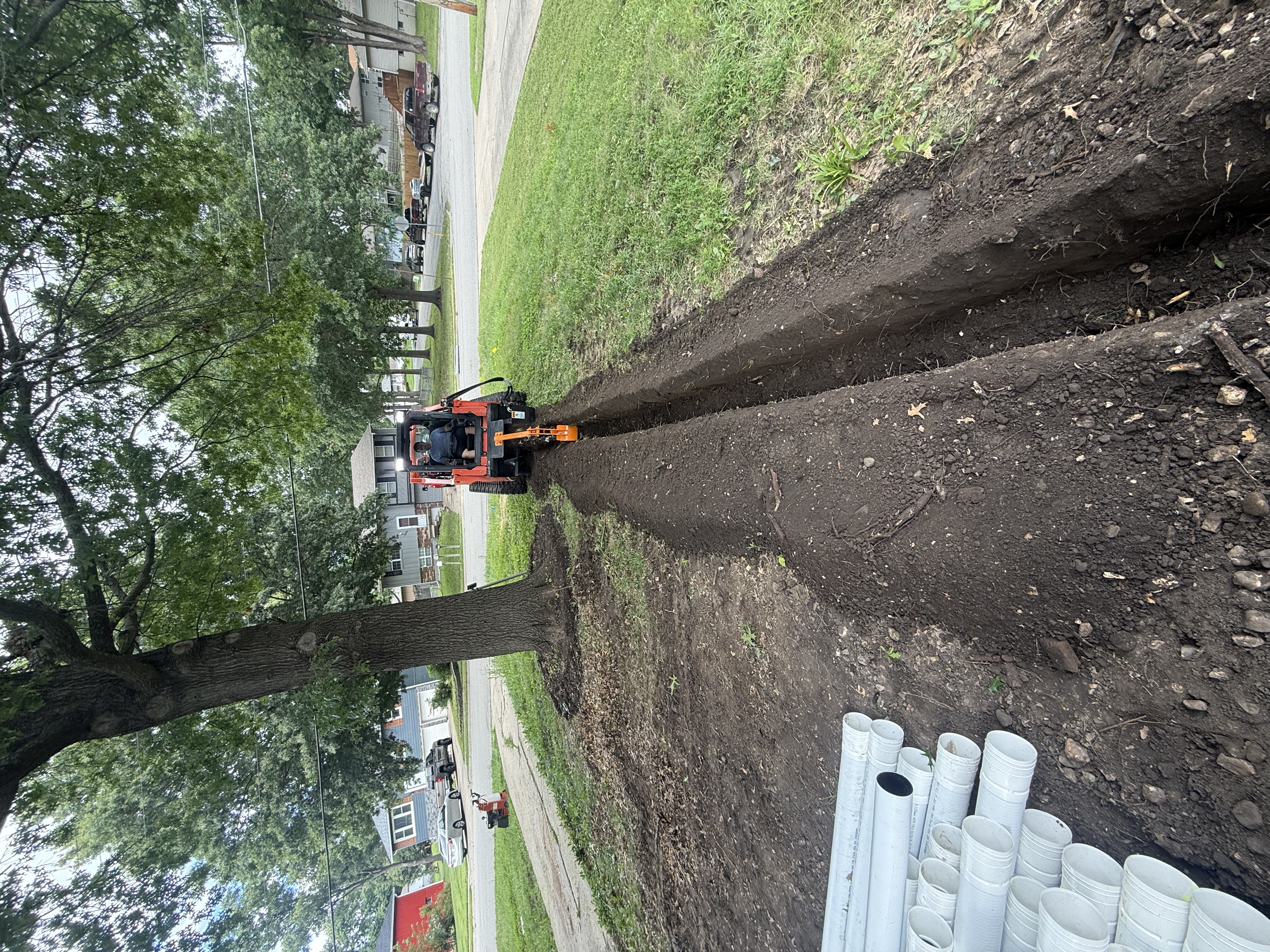Precision trenching and underground utility work in Oak Grove, MO