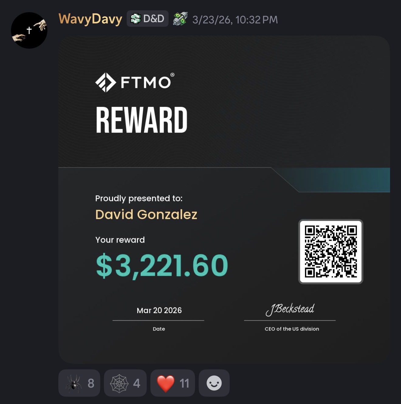 Approved student payout