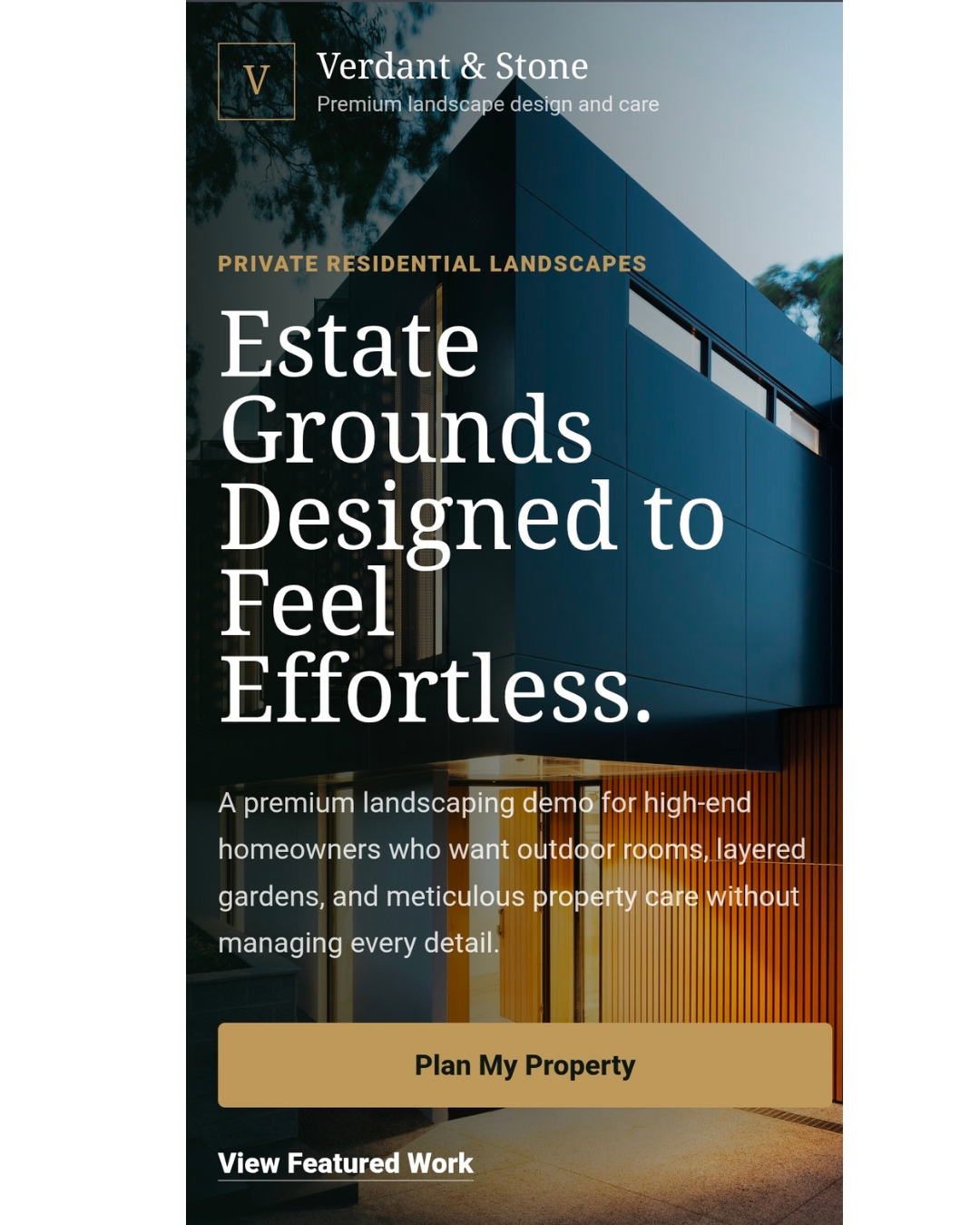 Example service business website designed by Excelsior Service Group