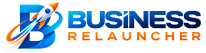 Business Relauncher logo on light background