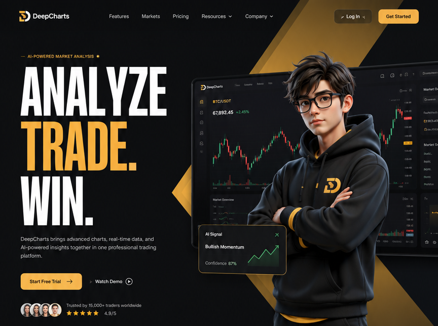 DeepCharts, Websites